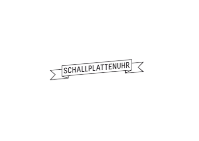 Schallplattenuhr Logo